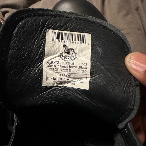 Men’s Georgia Boot. 12w - Picture 4 of 4